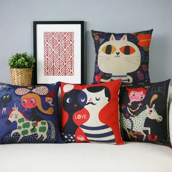Nordic Cartoon pillow , Childhood Hand painted cushion , pillowcase,sofa cushion home decorative Pillows
Nordic Cartoon pillow , Childhood Hand painted cushion , pillowcase,sofa cushion home decorative Pillows
