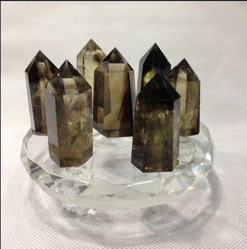 ZSR 603+++++ Natural tea crystal seven array column polished stone ornaments smokestone
ZSR 603+++++ Natural tea crystal seven array column polished stone ornaments smokestone