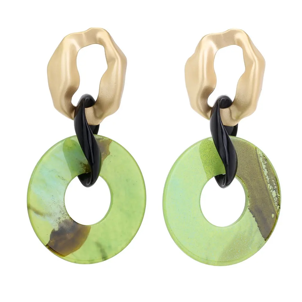 Water Ripple Chain Acetate Plate Multilayer Earrings Europe And America Exaggerated Earrings Big Name Simple Bohemia
Water Ripple Chain Acetate Plate Multilayer Earrings Europe And America Exaggerated Earrings Big Name Simple Bohemia