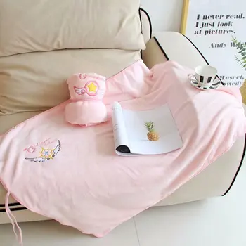 Plush roll blanket 1pc 100cm cartoon Cardcaptor Sakura sweet soft flannel office rest toy creative gift for kids baby
Plush roll blanket 1pc 100cm cartoon Cardcaptor Sakura sweet soft flannel office rest toy creative gift for kids baby