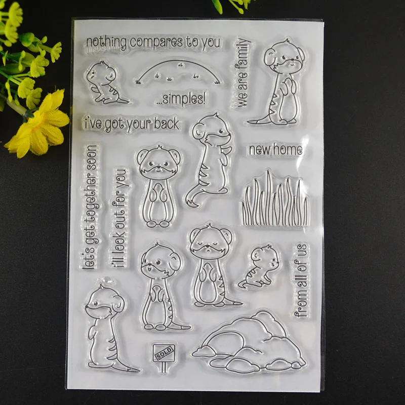 we are family Transparent Clear Stamps / Silicone Seals for DIY scrapbooking photo album/Card Making
we are family Transparent Clear Stamps / Silicone Seals for DIY scrapbooking photo album/Card Making