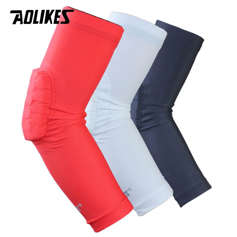 AOLIKES 1PCS Hex Honeycomb Sponge Basketball Arm Sleeves Anti-crash Compression Armband Sport Elbow Pads Coderas Protector
AOLIKES 1PCS Hex Honeycomb Sponge Basketball Arm Sleeves Anti-crash Compression Armband Sport Elbow Pads Coderas Protector