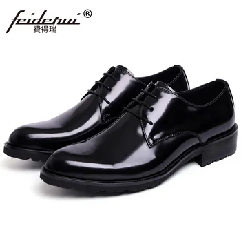 Classic Formal Man Platform Dress Business Shoes Patent Leather Wedding Oxfords Luxury Brand Round Toe Derby Men's Footwear XE67
Classic Formal Man Platform Dress Business Shoes Patent Leather Wedding Oxfords Luxury Brand Round Toe Derby Men's Footwear XE67