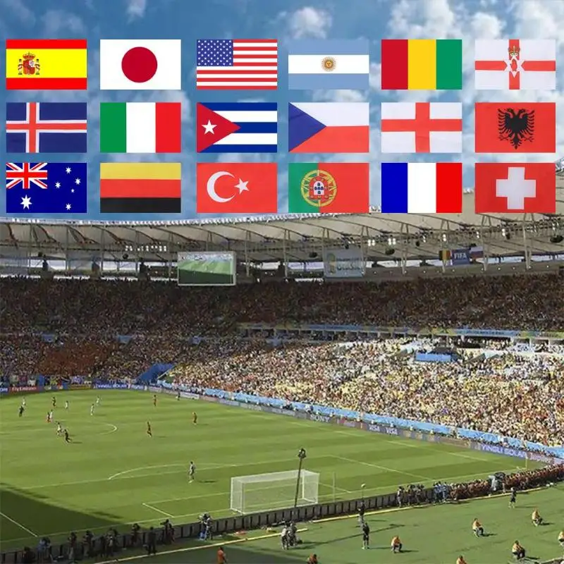 Football Soccer National Flag Country World Banner Bunting String Flag 24 Team 32 Team Banner Bunting
Football Soccer National Flag Country World Banner Bunting String Flag 24 Team 32 Team Banner Bunting
