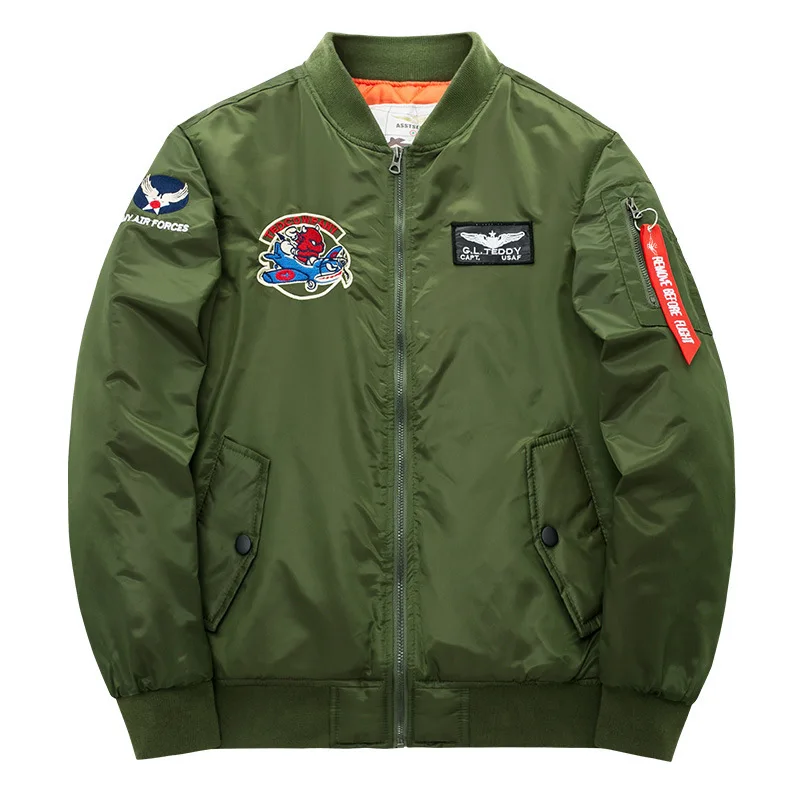 2019 Military tactical Male US MA-1 Bomber Jackets Mens Slim Baseball Coat with Patches Army Windbreaker Waterproof Jackets
2019 Military tactical Male US MA-1 Bomber Jackets Mens Slim Baseball Coat with Patches Army Windbreaker Waterproof Jackets