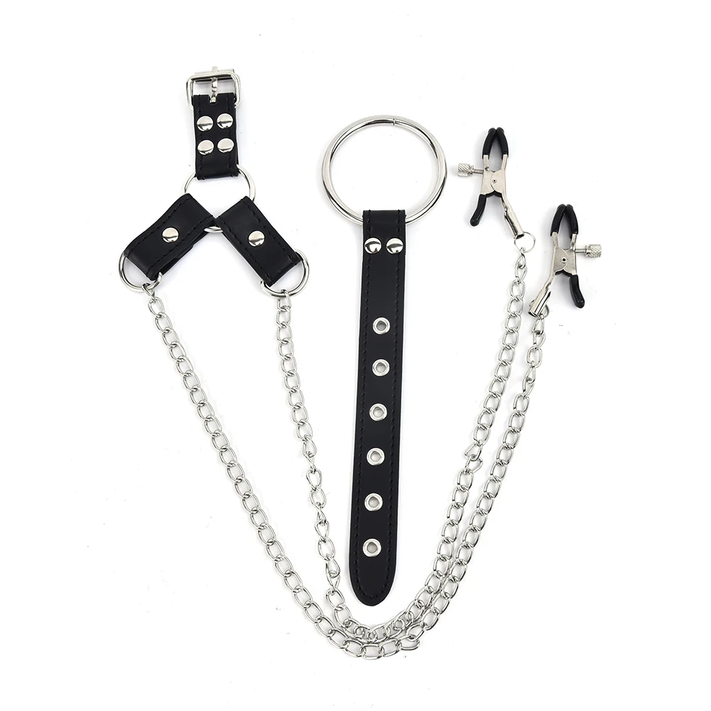 1 Set Female Breast Body Jewelry Adjustable Leather Metal Clips Nipple Clamps Chained Shaking Labia Stimulate And Massage
1 Set Female Breast Body Jewelry Adjustable Leather Metal Clips Nipple Clamps Chained Shaking Labia Stimulate And Massage