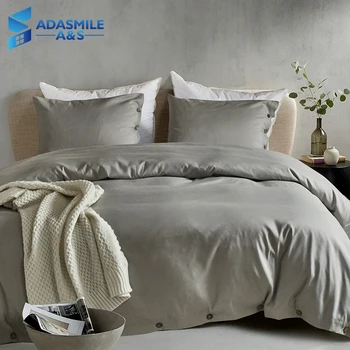 Fashion Button Closure Solid Gray Comforters & Duvets Cover Pillowcase Adults Bedding Linens 3pcs US Queen Bed Duvet Cover Set
Fashion Button Closure Solid Gray Comforters & Duvets Cover Pillowcase Adults Bedding Linens 3pcs US Queen Bed Duvet Cover Set