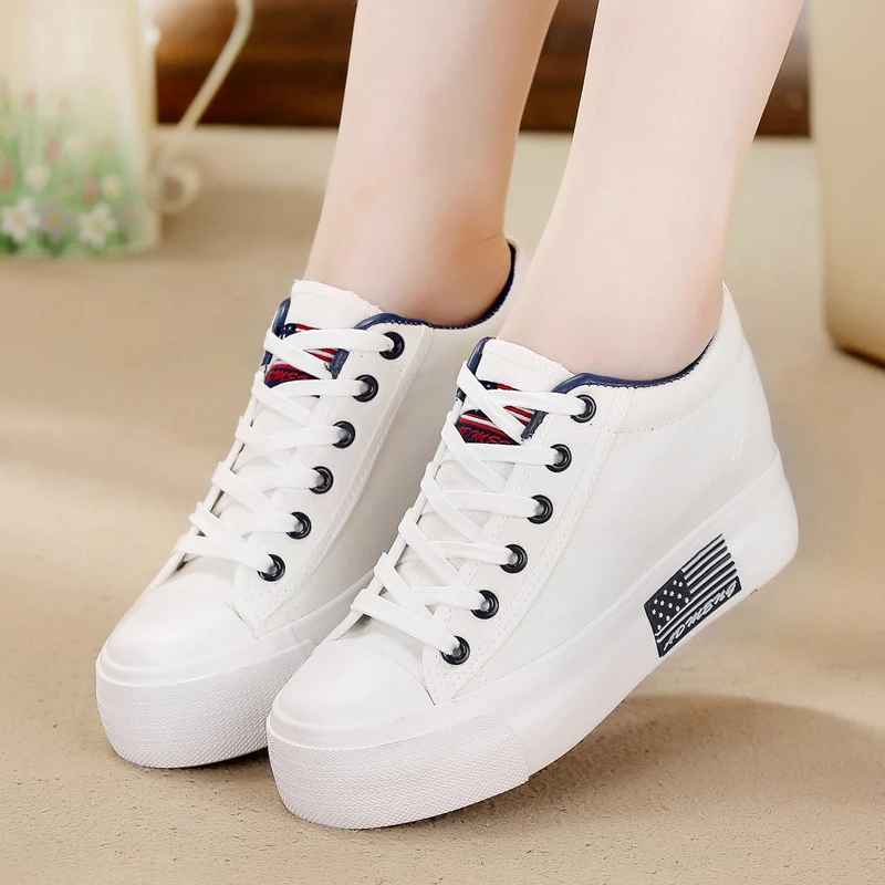 breathable canvas shoes women height increasing black white platform sneakers wedges shoes for women flats tenis feminino casual
breathable canvas shoes women height increasing black white platform sneakers wedges shoes for women flats tenis feminino casual