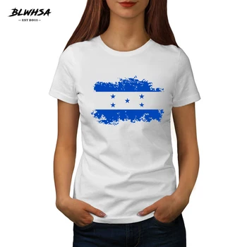 BLWHSA Honduras Flag Printing T shirt Women Casual Round Neck 100% Cotton Brand T-shirts Honduras National Flag Female Clothing
BLWHSA Honduras Flag Printing T shirt Women Casual Round Neck 100% Cotton Brand T-shirts Honduras National Flag Female Clothing