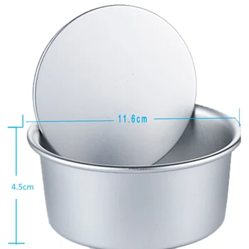 4 inch round Cake Baking Mould Non-stick Aluminum Alloy Round Pan Bakeware DIY Tool
4 inch round Cake Baking Mould Non-stick Aluminum Alloy Round Pan Bakeware DIY Tool