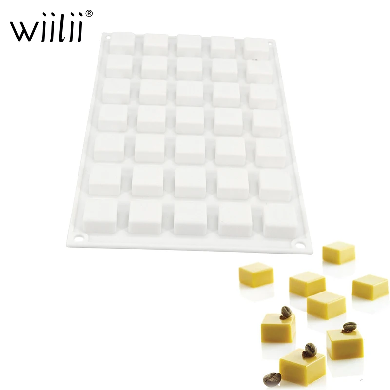 35 Holes MICRO SQUARE 5 Silicone Molds For Cakes Chocolate Candy Dessert Baking Tools
35 Holes MICRO SQUARE 5 Silicone Molds For Cakes Chocolate Candy Dessert Baking Tools