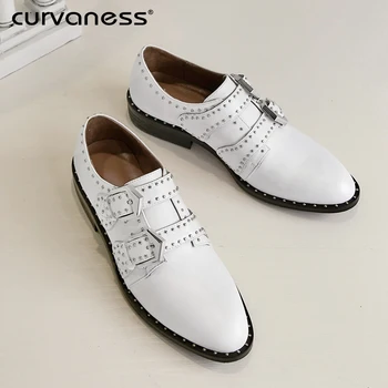 Curvaness Women's Luxury Non-slip Leather Metal Women's Pointed Flat Shoes Designer Shoes Neutral Women's Shoes Beautiful Latest
Curvaness Women's Luxury Non-slip Leather Metal Women's Pointed Flat Shoes Designer Shoes Neutral Women's Shoes Beautiful Latest