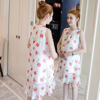 Pregnant women Korean version of the large size fashion slim chiffon print fishtail dress fashion pregnancy skirt
Pregnant women Korean version of the large size fashion slim chiffon print fishtail dress fashion pregnancy skirt
