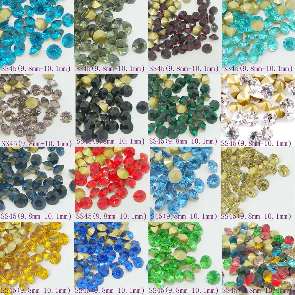 5Pcs SS45 14 Colors Nail Art Pointback Glass Round Rhinestone Glue On Rhinestones For DIY Nail Art Jewelry
5Pcs SS45 14 Colors Nail Art Pointback Glass Round Rhinestone Glue On Rhinestones For DIY Nail Art Jewelry
