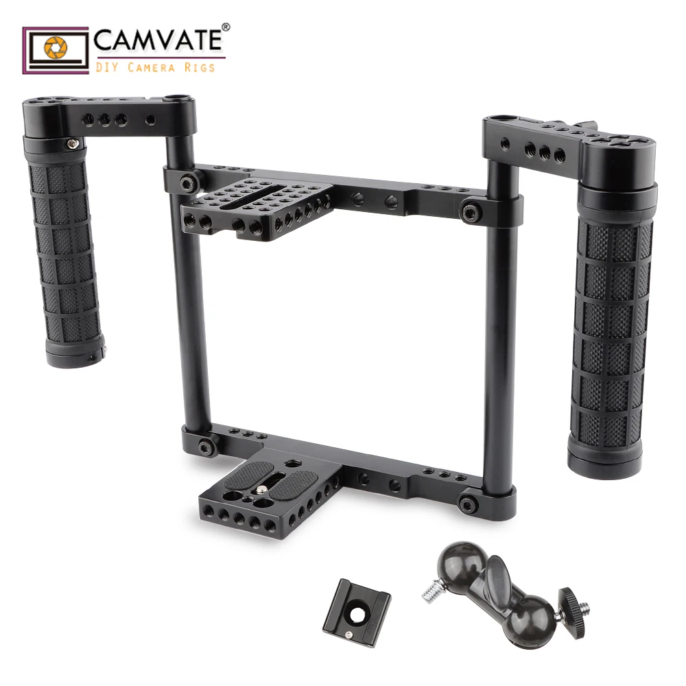 CAMVATE DSLR Cage Rig for Mark III/GH5 (Full Frame) C1756 camera photography accessories
CAMVATE DSLR Cage Rig for Mark III/GH5 (Full Frame) C1756 camera photography accessories