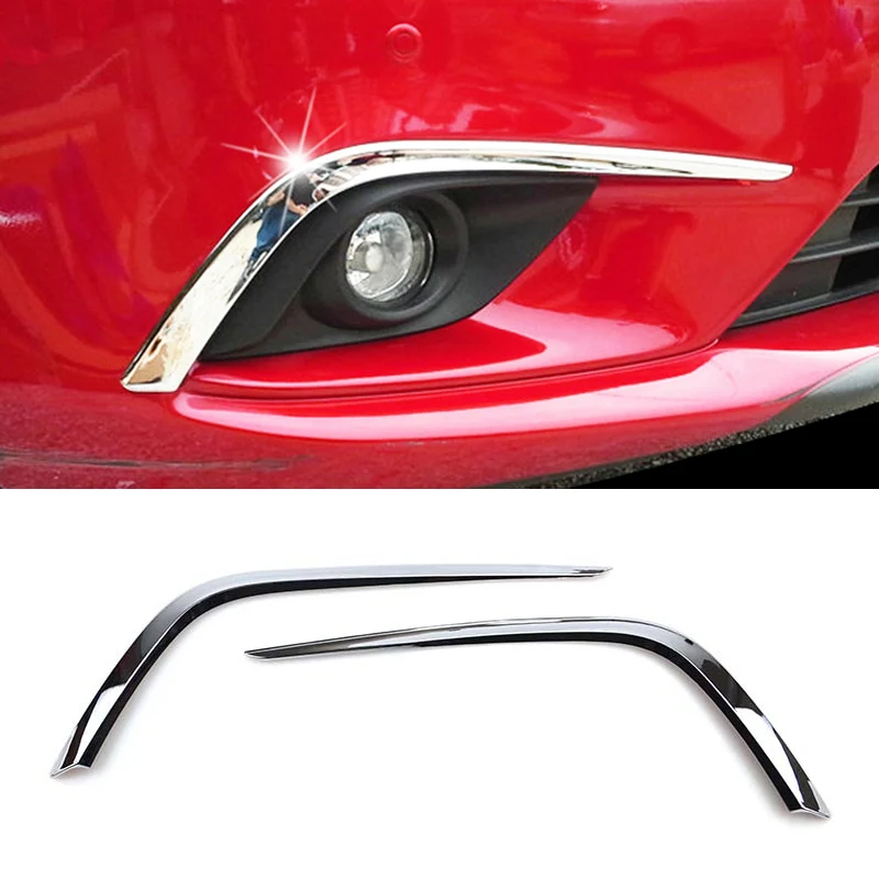 For Mazda 6 Atenza M6 GJ 2014 2015 Chrome Front Head Fog Light Foglight Lamp Cover Trim Bezel Eyebrow Eyelid Molding Decoration
For Mazda 6 Atenza M6 GJ 2014 2015 Chrome Front Head Fog Light Foglight Lamp Cover Trim Bezel Eyebrow Eyelid Molding Decoration