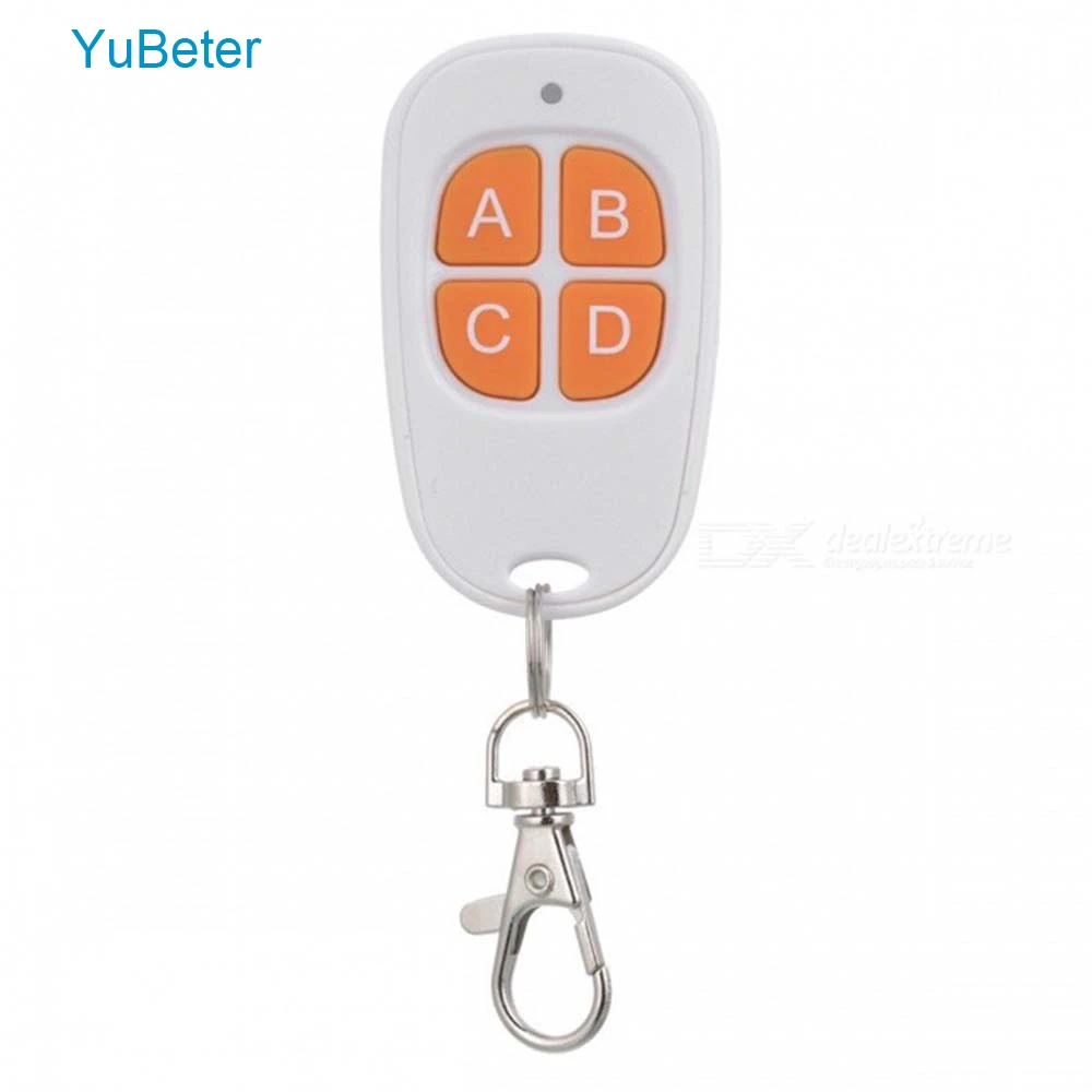YuBeter 433MHZ 315MHZ 330MHZ Wireless Remote Control ABCD Button Cloning Garage Gate Door Electric Remote Control Duplicator
YuBeter 433MHZ 315MHZ 330MHZ Wireless Remote Control ABCD Button Cloning Garage Gate Door Electric Remote Control Duplicator