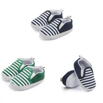 Fashion Baby Boy Girl Shoes Anti-slip Soft Sole Crib Shoes Striped Sneakers Newborn to 12M Prewalkers
Fashion Baby Boy Girl Shoes Anti-slip Soft Sole Crib Shoes Striped Sneakers Newborn to 12M Prewalkers