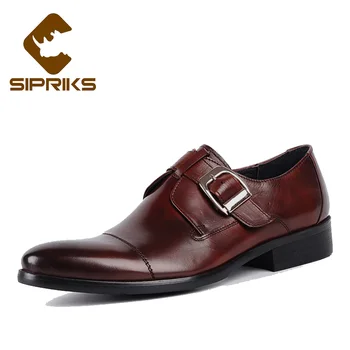 Sipriks mens single monk strap classic genuine leather dress shoes mens church shoes with cap toe elegant boss social shoes new
Sipriks mens single monk strap classic genuine leather dress shoes mens church shoes with cap toe elegant boss social shoes new