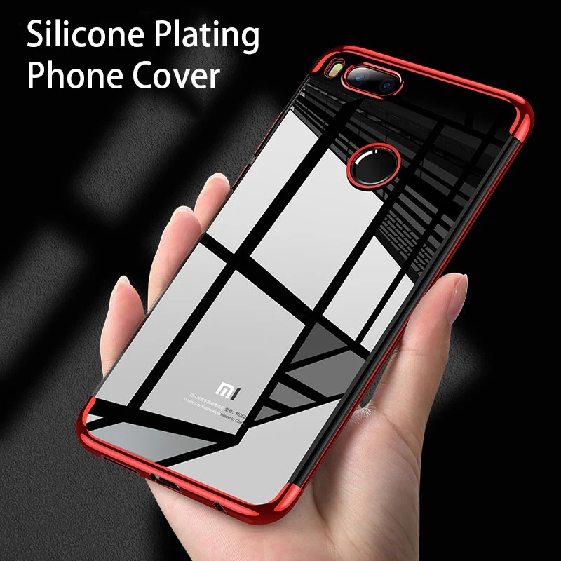 Surplus Wind for Xiaomi Mi A1 Phone Case Back Cover Transparent Soft Silicone Slim Plating Edge TPU Back Cover For Mi 5X
Surplus Wind for Xiaomi Mi A1 Phone Case Back Cover Transparent Soft Silicone Slim Plating Edge TPU Back Cover For Mi 5X