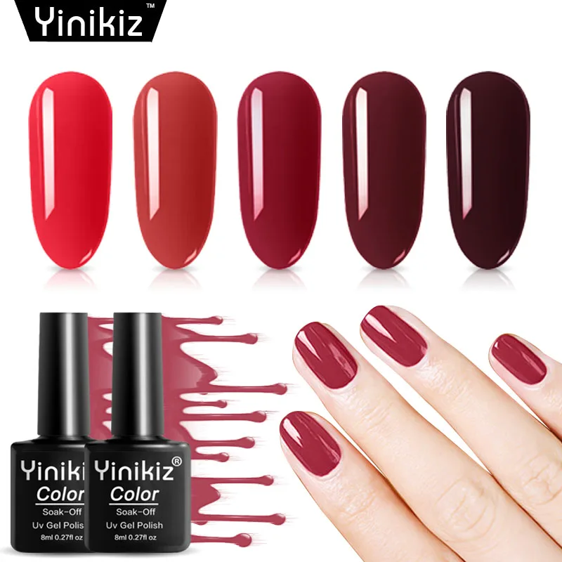 Yinikiz Professional Nail Gel Polish 8ml UV LED Gel Lacquer Soak Off Long Lasting Manicure Nail Glue Varnish
Yinikiz Professional Nail Gel Polish 8ml UV LED Gel Lacquer Soak Off Long Lasting Manicure Nail Glue Varnish