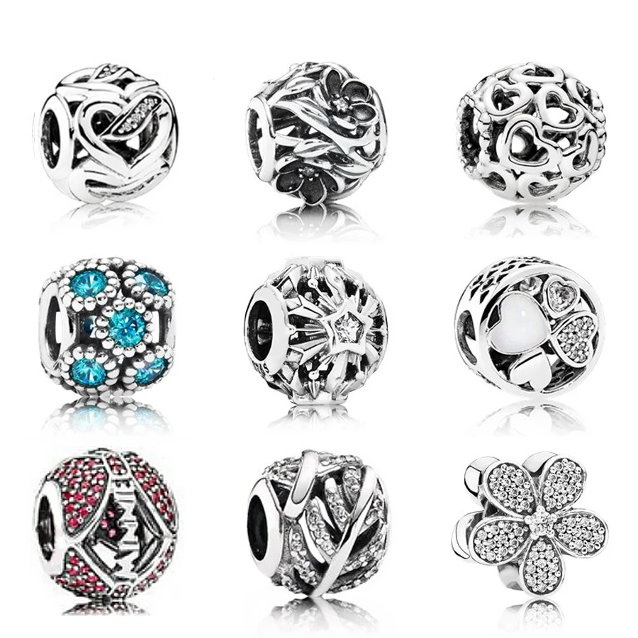 NEW 100% Genuine 925 Sterling Silver Hollow shine pattern Charm Beads Fit Bracelet DIY bracelet The factory wholesale
NEW 100% Genuine 925 Sterling Silver Hollow shine pattern Charm Beads Fit Bracelet DIY bracelet The factory wholesale