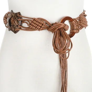 Bohemian Weave Rope Belt For Women Boho Hand Made Personality Beads Lady Creative Design Waist Belts Cinturon Mujer BZ56
Bohemian Weave Rope Belt For Women Boho Hand Made Personality Beads Lady Creative Design Waist Belts Cinturon Mujer BZ56