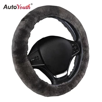 AUTOYOUTH Car Steering Covers Premium Wool For Winter Automobile Steering Wheel Cover Universal Fit 14"-15 inch Car Styling
AUTOYOUTH Car Steering Covers Premium Wool For Winter Automobile Steering Wheel Cover Universal Fit 14"-15 inch Car Styling