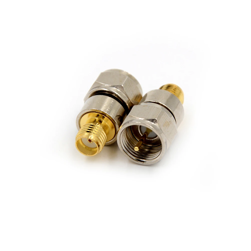 Nickel&Gold Plated F Type Male Plug To SMA Female Jack Straight RF Coaxial Adapter Connector
Nickel&Gold Plated F Type Male Plug To SMA Female Jack Straight RF Coaxial Adapter Connector