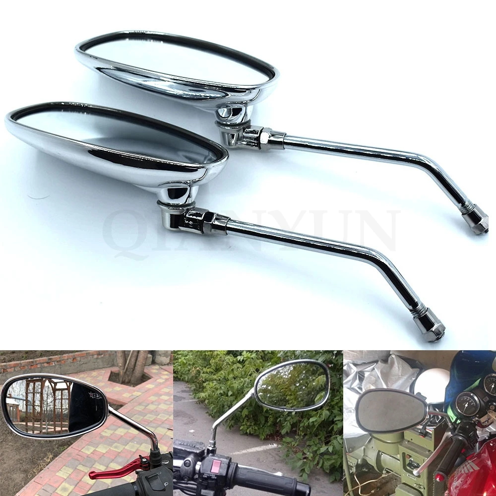 Motorcycle Mirrors 10mm Universal Rear View Mirrors Oval Street Bike Side Mirror FOR Honda HORNET 250 600 900
Motorcycle Mirrors 10mm Universal Rear View Mirrors Oval Street Bike Side Mirror FOR Honda HORNET 250 600 900