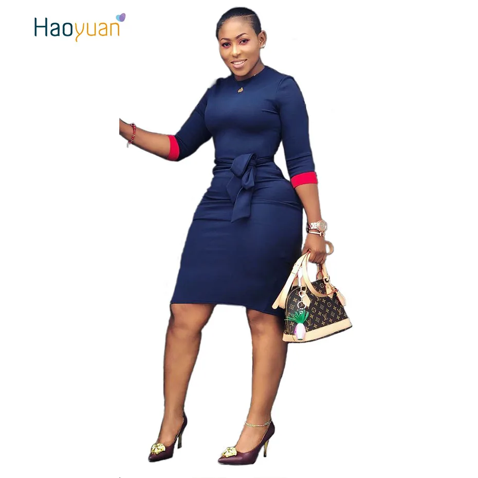 HAOYUAN Plus Size Sexy Bodycon Dress Women Autumn New O-Neck Irregular Vestidos Casual Elegant Solid Patchwork Zip Party Dresses
HAOYUAN Plus Size Sexy Bodycon Dress Women Autumn New O-Neck Irregular Vestidos Casual Elegant Solid Patchwork Zip Party Dresses