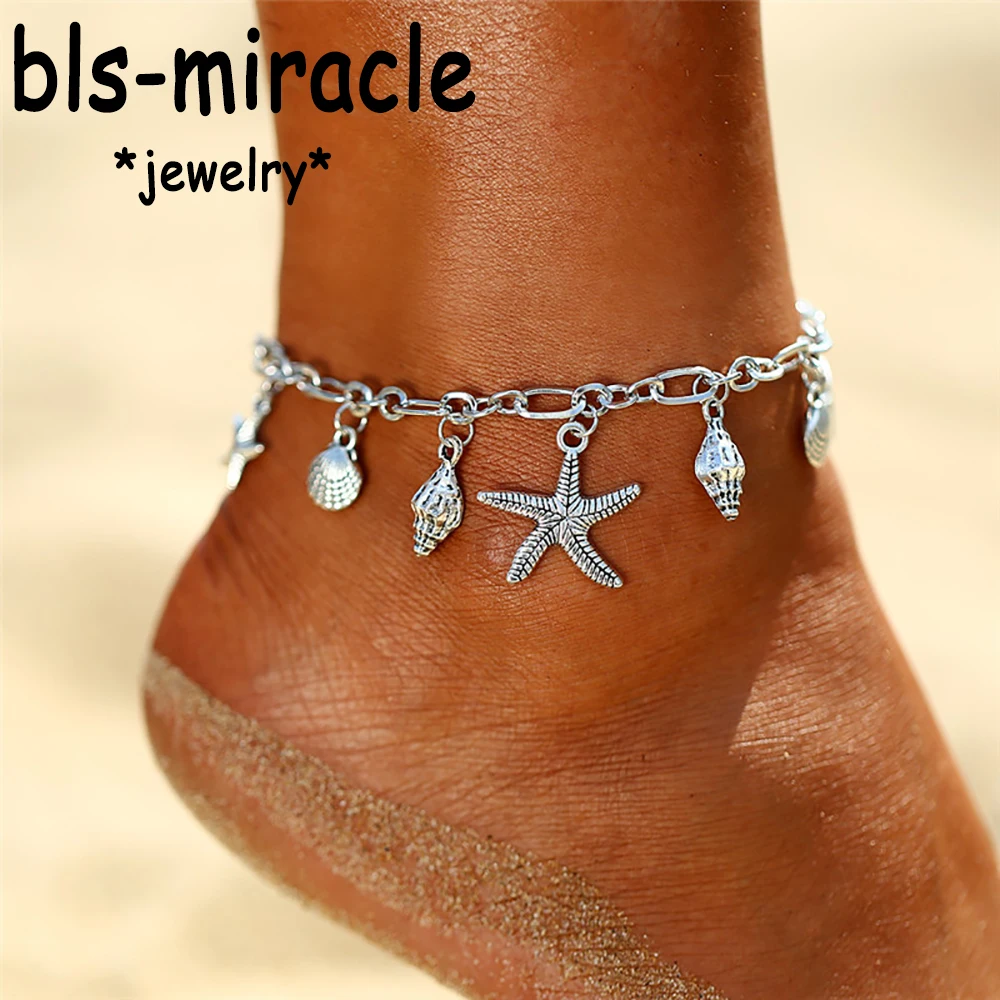 Bls-miracle Boho Wave Turtle Pendant Anklets For Women Fashion Shell Ankle Bracelets On The Leg Bohemian Foot Jewelry AX-10
Bls-miracle Boho Wave Turtle Pendant Anklets For Women Fashion Shell Ankle Bracelets On The Leg Bohemian Foot Jewelry AX-10