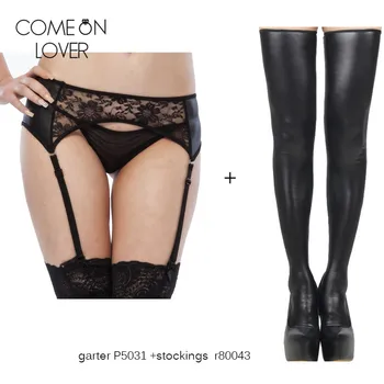 Comeonlover Black high quality garter belts and stocking sets 4 types women garter stockings plus size stocking suspenders L5031
Comeonlover Black high quality garter belts and stocking sets 4 types women garter stockings plus size stocking suspenders L5031