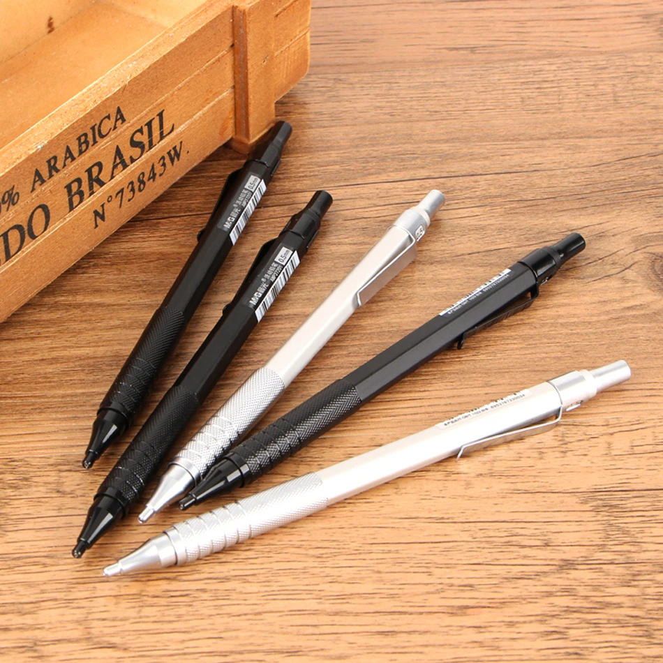 1pcs/lot Cute Mechanical Pencil Lapiz 0.5mm Mechanical Pencils Metal Shell Office & School Stationery Writing Supplies 20