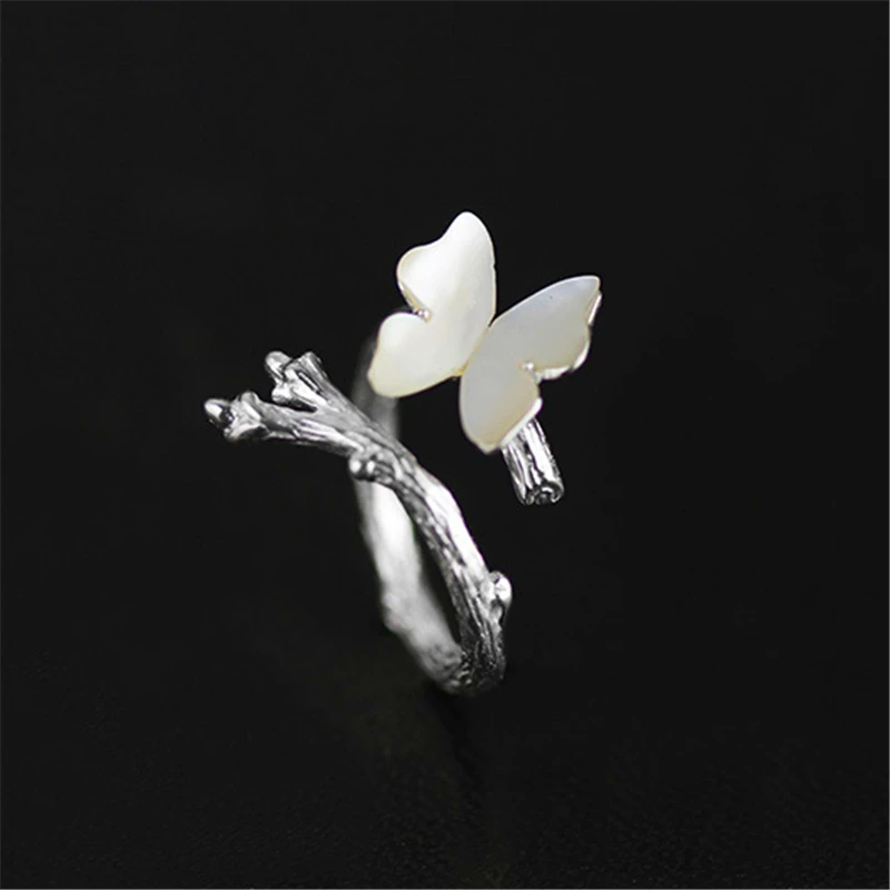 Lotus Fun Real 925 Sterling Silver Natural Original Handmade Designer Fine Jewelry Cute Butterfly on Branch Female Rings Bijoux
Lotus Fun Real 925 Sterling Silver Natural Original Handmade Designer Fine Jewelry Cute Butterfly on Branch Female Rings Bijoux