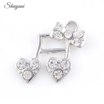 20PCS Fashion Silver Crystal Heart Bowknot Charm Alloy Metal Music Note Charms Pendant for Jewelry Making 20*20mm
20PCS Fashion Silver Crystal Heart Bowknot Charm Alloy Metal Music Note Charms Pendant for Jewelry Making 20*20mm