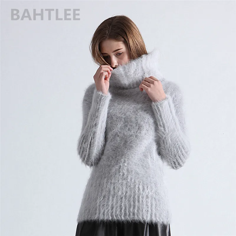 BAHTLEE winter women's angora turtleneck sweater pullover women sueter knitting sweater women jumper knitted women coltrui
BAHTLEE winter women's angora turtleneck sweater pullover women sueter knitting sweater women jumper knitted women coltrui