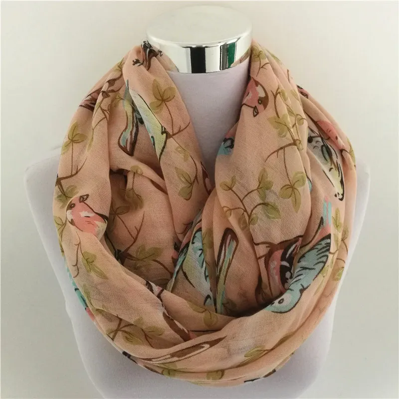 New fashion loop scarf birds print 100% viscose scarves women spring autumn air shawl wrap lencos de seda hot sale ring scarf
New fashion loop scarf birds print 100% viscose scarves women spring autumn air shawl wrap lencos de seda hot sale ring scarf