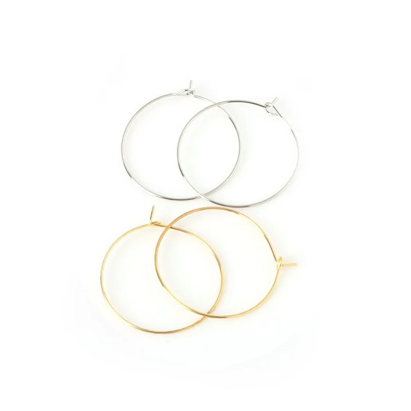 100pcs 30mm Silver/Gold Plated Wire Charm Rings Circle Loop Earring Hoops Clasps Base For Jewelry Findings Brincos Accessories
100pcs 30mm Silver/Gold Plated Wire Charm Rings Circle Loop Earring Hoops Clasps Base For Jewelry Findings Brincos Accessories