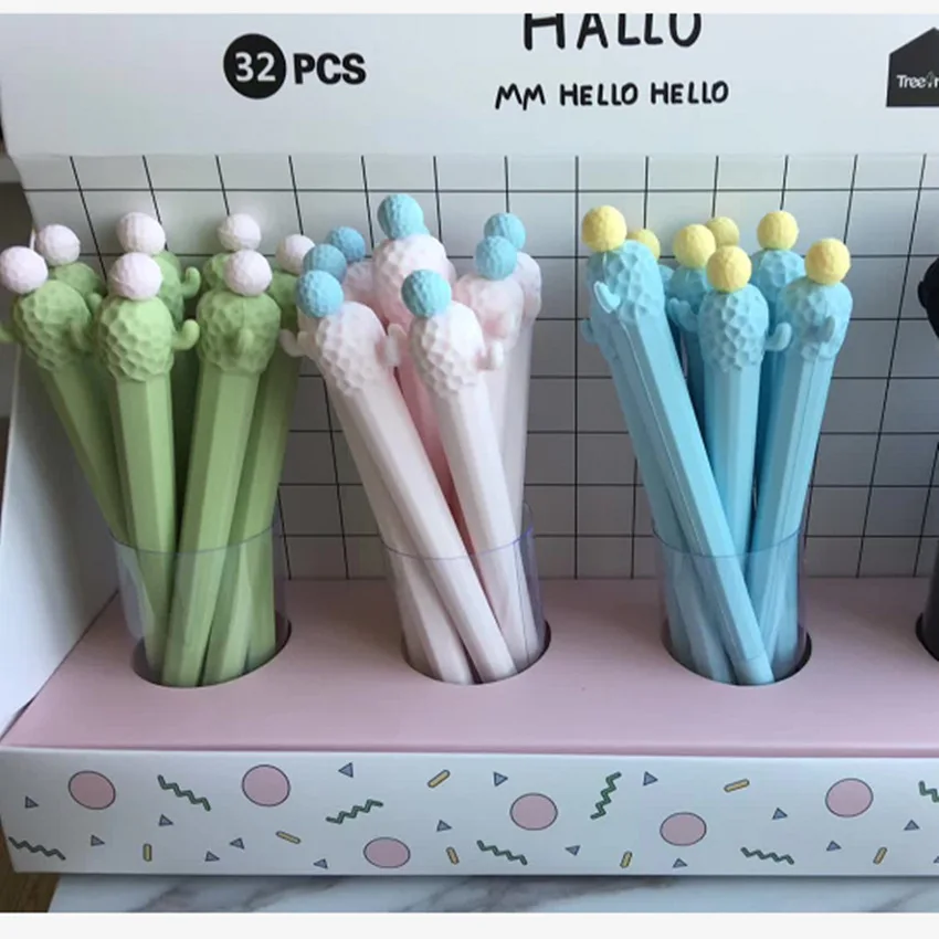 Macaron cactus neutral pens Stationery Kids Gift 0.5 mm Gel Pen School & Office Writing material escolar papelaria
Macaron cactus neutral pens Stationery Kids Gift 0.5 mm Gel Pen School & Office Writing material escolar papelaria