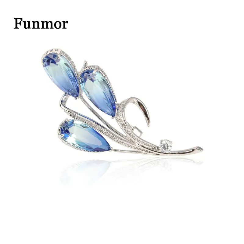 Funmor Exquisite Gradient Zircon Flower Copper Brooch Crystal Pins Women Girls Dress Costume Accessories Wedding Jewelry Gifts
Funmor Exquisite Gradient Zircon Flower Copper Brooch Crystal Pins Women Girls Dress Costume Accessories Wedding Jewelry Gifts