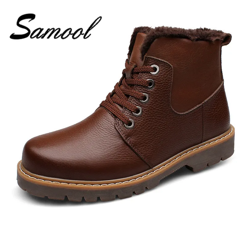 Big Size 38-48 Men Genuine Leather Lace-Up Casual Shoes With Plush Fur Fashion Shoes For Men's Winter Boot Keep Warm Botas QX5
Big Size 38-48 Men Genuine Leather Lace-Up Casual Shoes With Plush Fur Fashion Shoes For Men's Winter Boot Keep Warm Botas QX5
