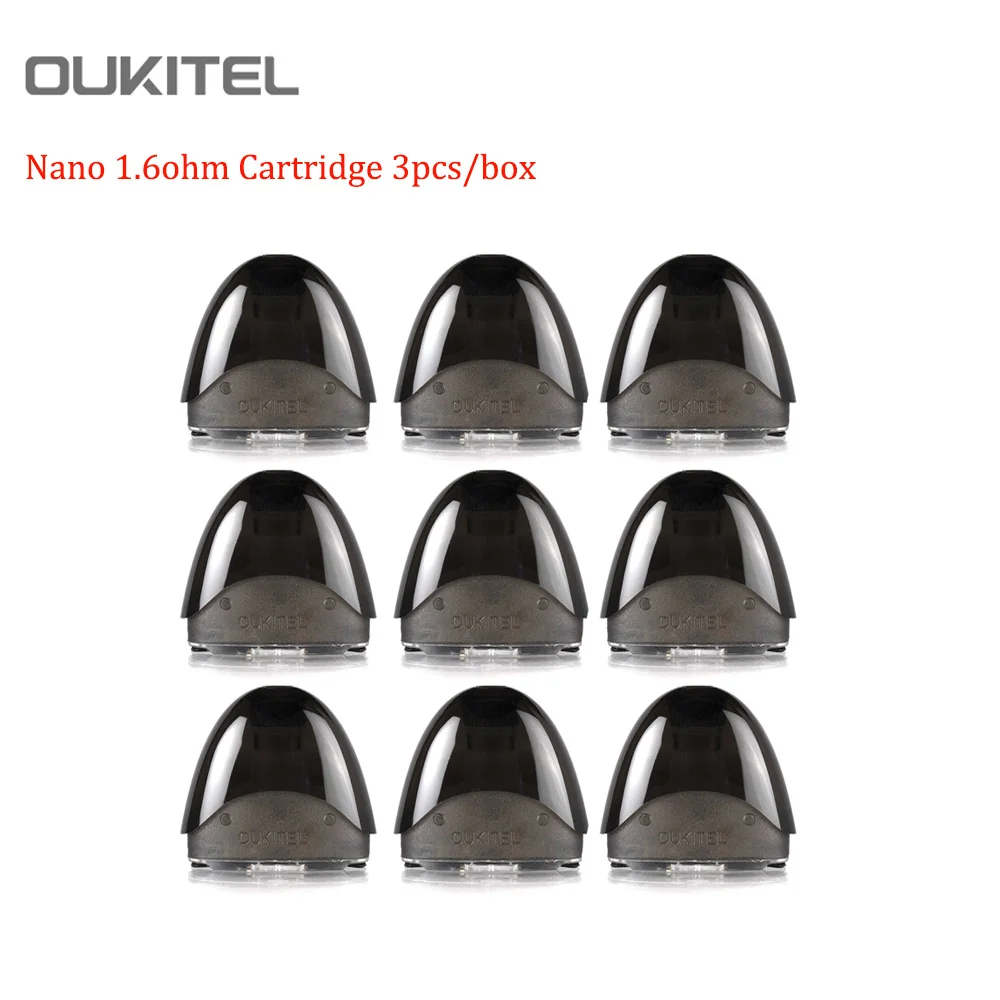 3pc/pack Oukitel Nano Pod Cartridge with 2ml Pod Capacity & 1.6ohm Ceramic Coil for Oukitel Nano Kit Pod System Vape Accessories
3pc/pack Oukitel Nano Pod Cartridge with 2ml Pod Capacity & 1.6ohm Ceramic Coil for Oukitel Nano Kit Pod System Vape Accessories
