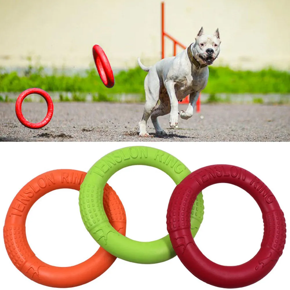 2019 Dog Flying Discs Pet Training Ring Interactive Training Dog Toy Portable Outdoors Large Dog Toys Pet Products Motion Tools
2019 Dog Flying Discs Pet Training Ring Interactive Training Dog Toy Portable Outdoors Large Dog Toys Pet Products Motion Tools