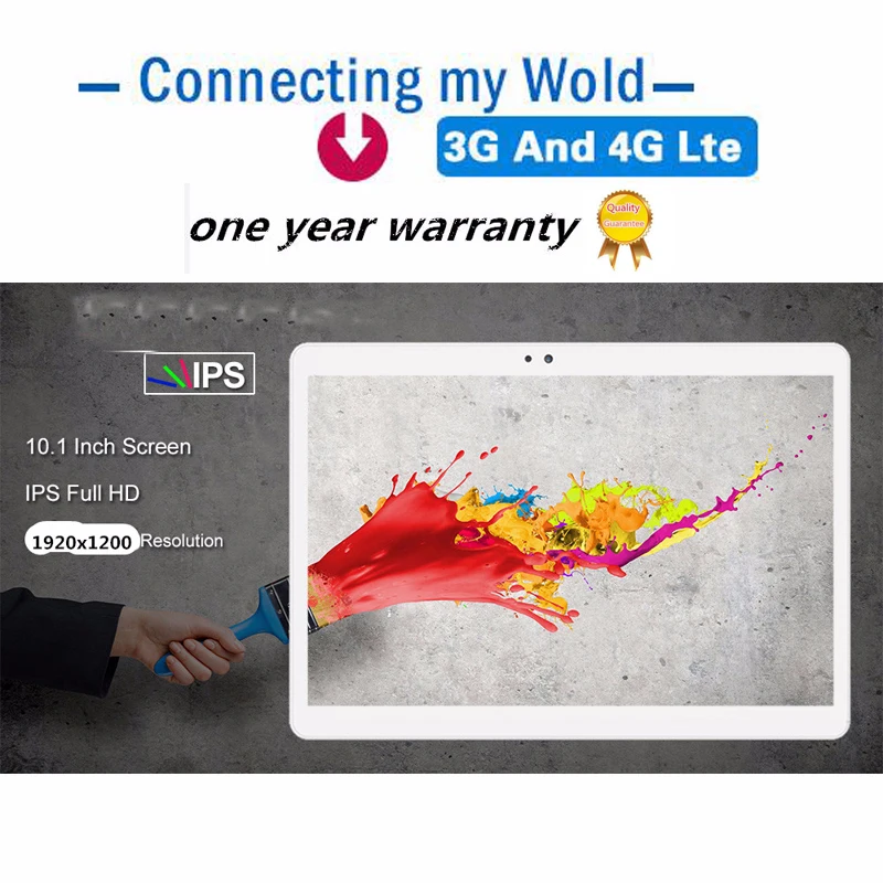Free Shipping 10.1 inch 3G 4G LTE tablet PC Android 8.0 Octa Core RAM 4GB ROM 32GB 64GB Google certification IPS MT6753 8MP
Free Shipping 10.1 inch 3G 4G LTE tablet PC Android 8.0 Octa Core RAM 4GB ROM 32GB 64GB Google certification IPS MT6753 8MP