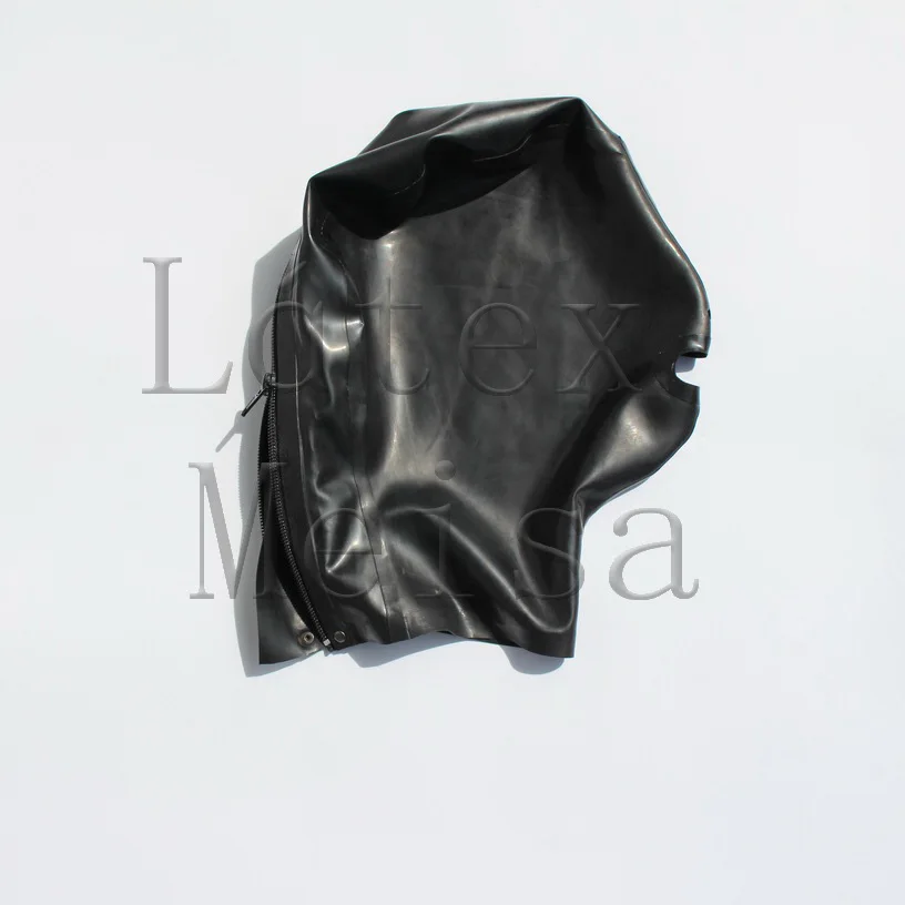 Novelty cosplay Zentai Latex hoods open nostrils and mouth with back zip for adults
Novelty cosplay Zentai Latex hoods open nostrils and mouth with back zip for adults