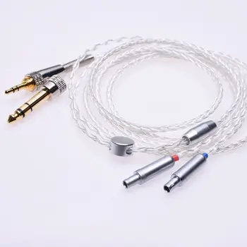1.5m 5FT DIY Hi-end HIFI Litz braid 8 Cores 5n Pcocc silver plated copper Headphone Upgrade Cable for SENNHEISER HD800
1.5m 5FT DIY Hi-end HIFI Litz braid 8 Cores 5n Pcocc silver plated copper Headphone Upgrade Cable for SENNHEISER HD800