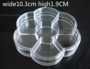10pcs Jewelry Packaging Display Plum Blossom Transparent Plastic Box 7 grid Multi-function Combination Storage Jewelry Box
10pcs Jewelry Packaging Display Plum Blossom Transparent Plastic Box 7 grid Multi-function Combination Storage Jewelry Box