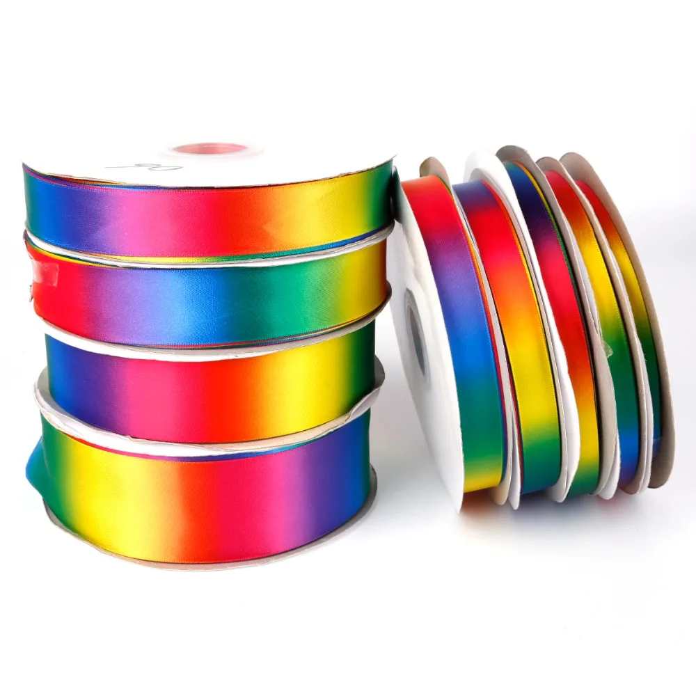 5yards/bag Grosgrain Rainbow color Ribbon 6-50mm pick size For Wedding Cake Gift Decoration DIY Hair Bow & Sewing Supplies
5yards/bag Grosgrain Rainbow color Ribbon 6-50mm pick size For Wedding Cake Gift Decoration DIY Hair Bow & Sewing Supplies