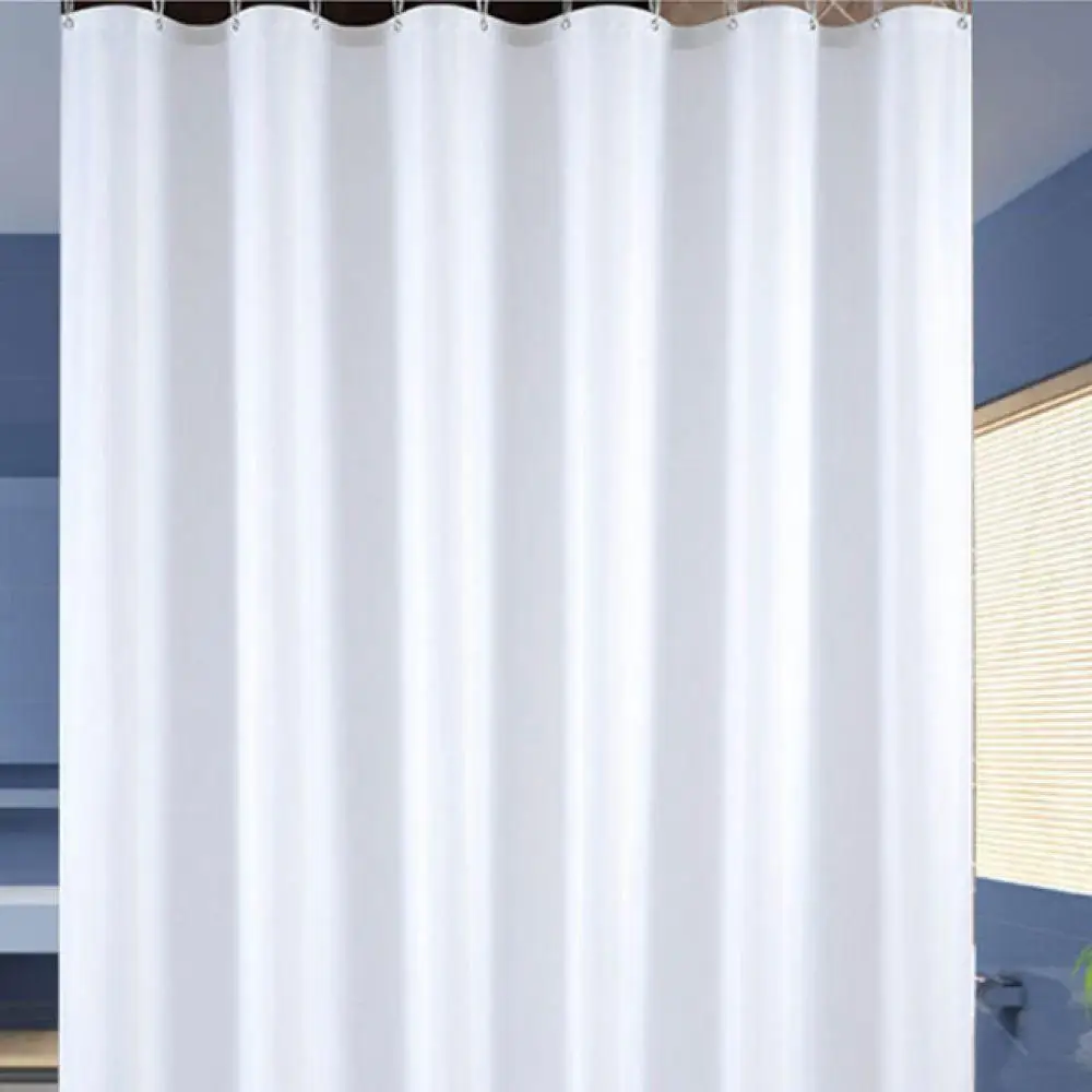Polyester Fabric Shower Curtain Peva Bathroom Shower Curtain Thick Waterproof Mildew Shower Solid Color Eco-Friendly Curtain
Polyester Fabric Shower Curtain Peva Bathroom Shower Curtain Thick Waterproof Mildew Shower Solid Color Eco-Friendly Curtain